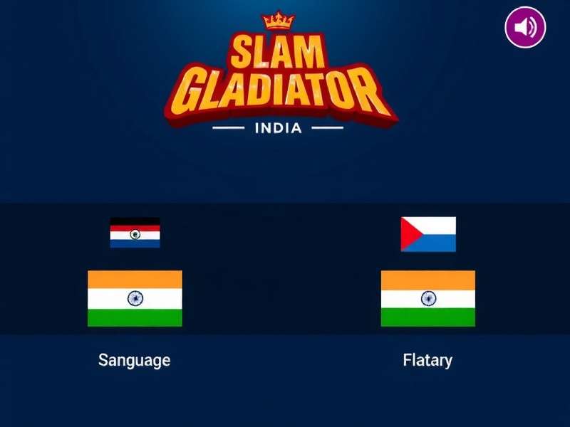 Slam Gladiator India Language Selection