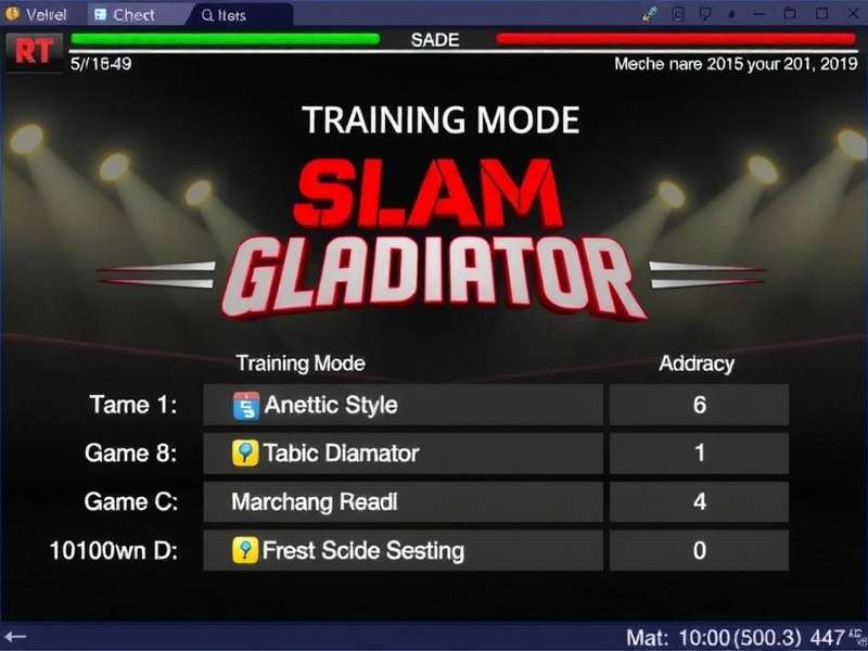 Slam Gladiator India Training Mode