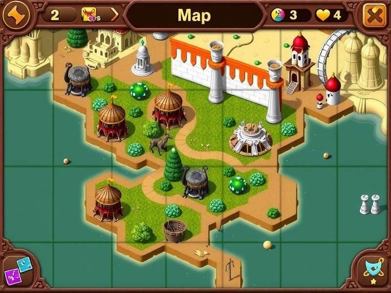 Slam Gladiator India Game Map